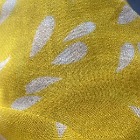 A New Day Lemon Yellow Off Shoulder Blouse - Size Large - Picture 7 of 7